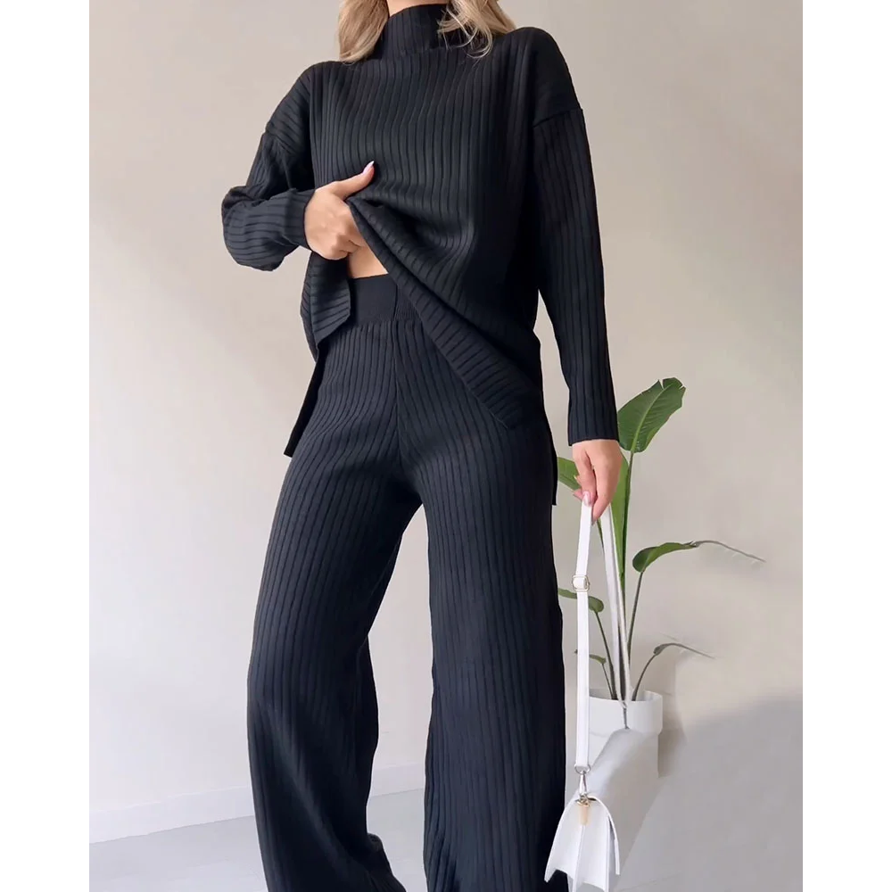 Damkläder Set Avslappnad Stil Polyester för Damer-6