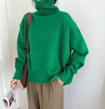 Variant image for Stickad Dam Tröja Modern Mysig Akryl-21