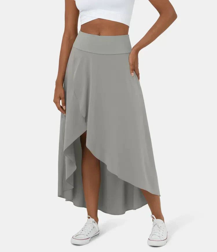 Variant image for Dam Midi Kjol med Inbyggda Shorts i 4-vägs Stretchmaterial-46