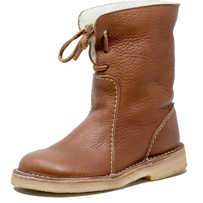 Variant image for Dam Stövlar Retro Design PU med Hög Kvalitet och Komfort-1