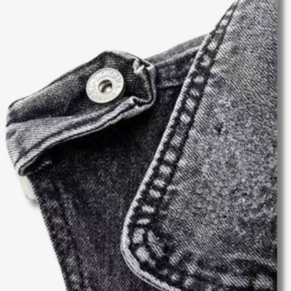 Dam Väst Denim Modern Stil Mångsidig Komfort-6