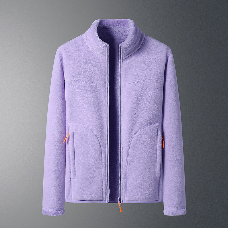 Herren-Fleecejacke, lange Ärmel, hochwertiger Fleece, mit Reißverschlusstaschen 1