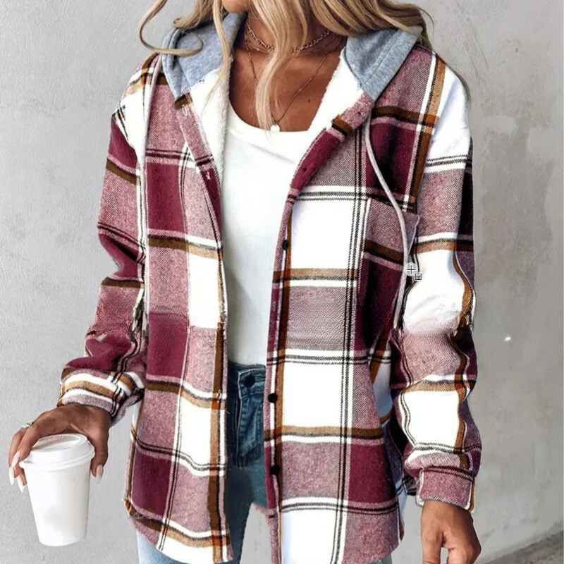 Variant image for Dam Kofta Randig Huva Mjuk Bomull-11