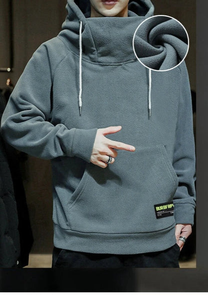 Damer Överdimensionerad Huvjacka Varm Polyester-2