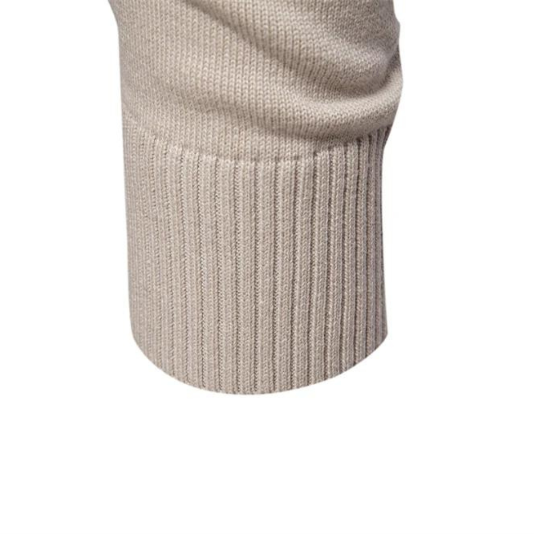 Herrpullover Lätt Bomullsmix Mångsidig-4