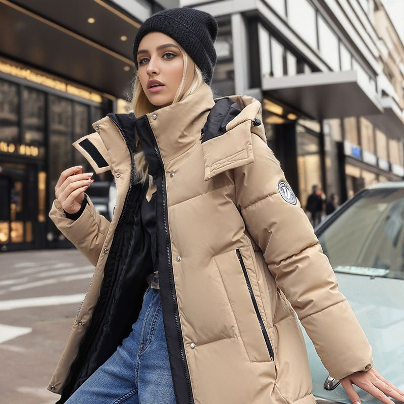 Damjacka Huvjacka Trendig Bomull Lätt och Luftig Passform-6