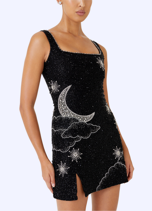 Aftonklänning för Kvinnor med Glittrande Detaljer i Hög Kvalitet – Elegant Passform för Speciella Tillfällen 1