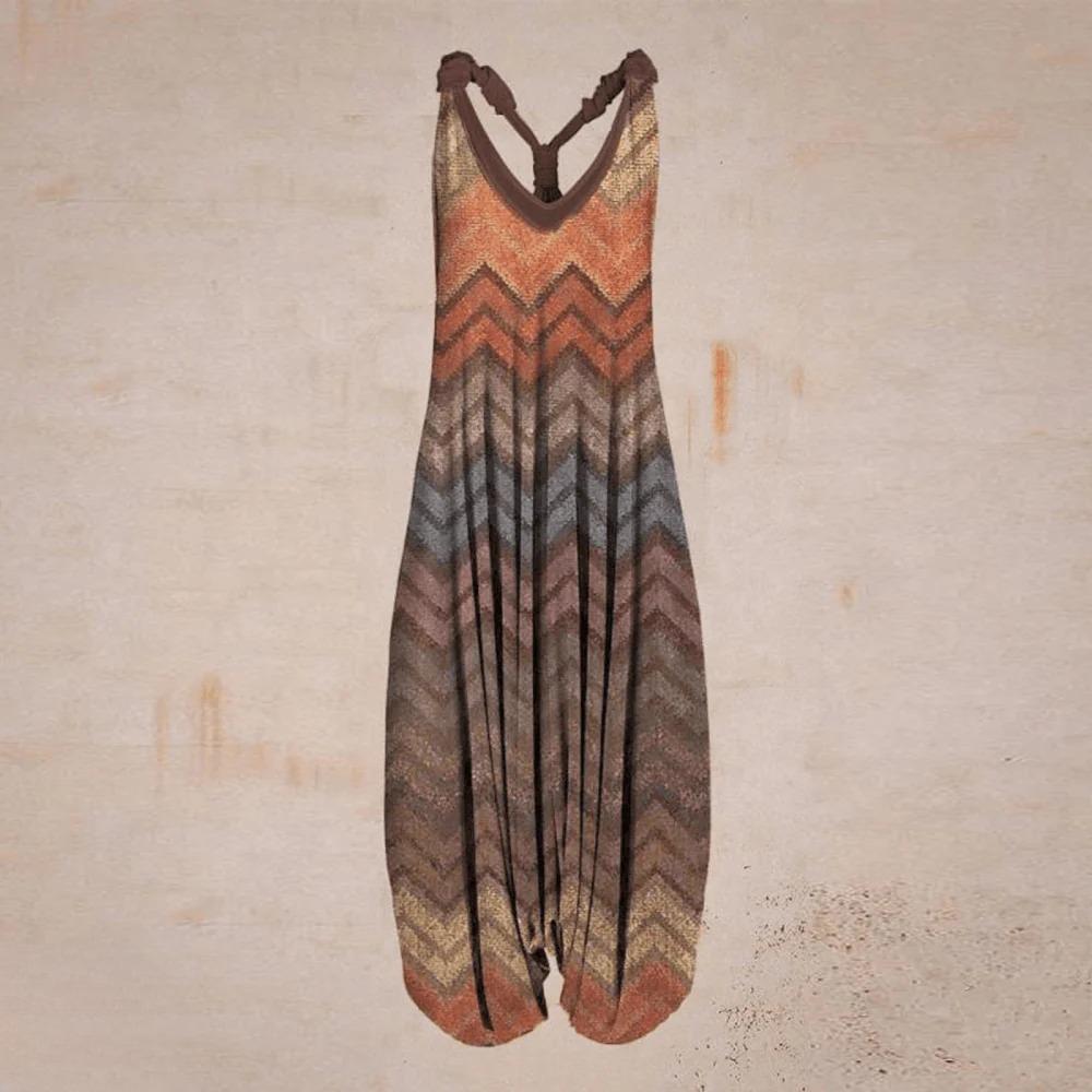 Variant image for Dam Jumpsuit Luftig Design Andningsbart Material-81