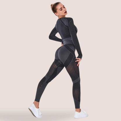 Kvinnors Leggings Anti-Cellulite Flexibelt Material 9