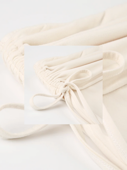 Dam Byxor Med Resår I Midjan Snygga Hög Midja Elastisk 4