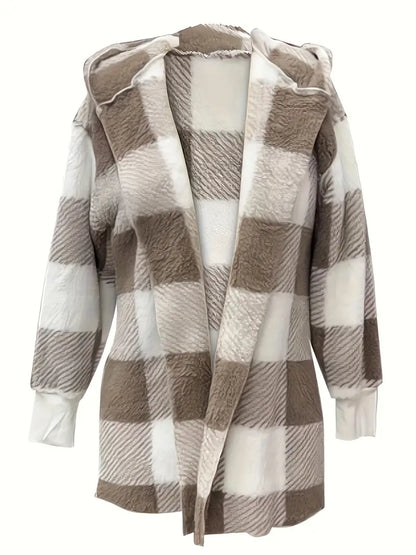 Dam Kappa Teddy Foder med Huva för Vinterbruk-6