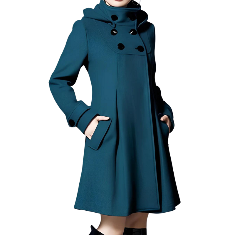 Damjacka Gina Tidlös Design med Praktiska Sidofickor Högkvalitativt Tyg-1