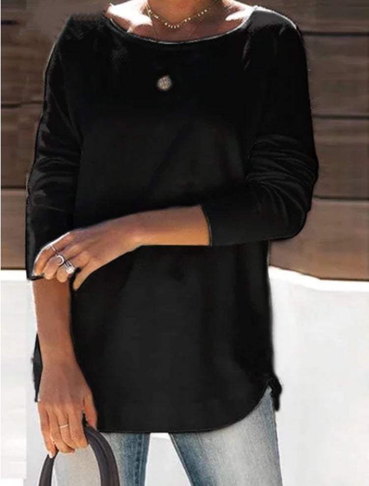 Kvinnors Klassiska Jumper Bekväm Akryl-3