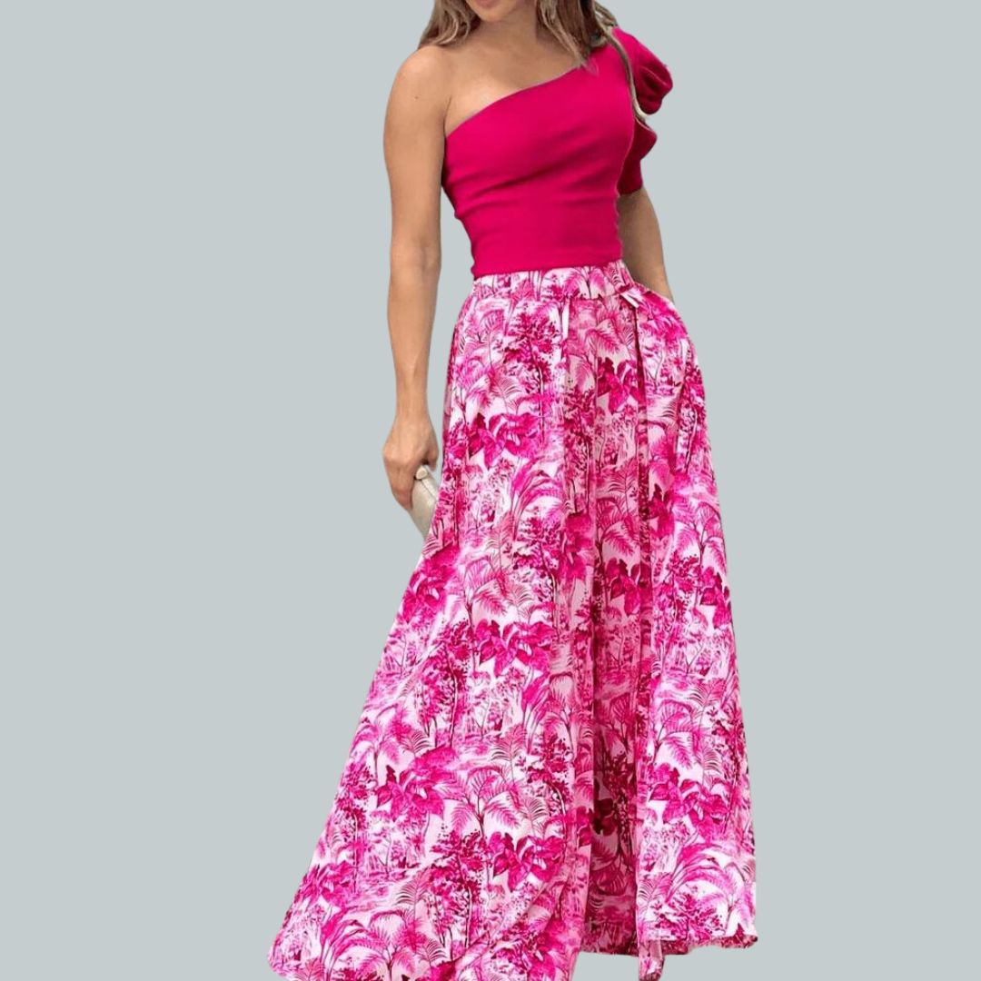 Variant image for Dam Byxor Axel Design Puffiga Ärmar Polyester-12