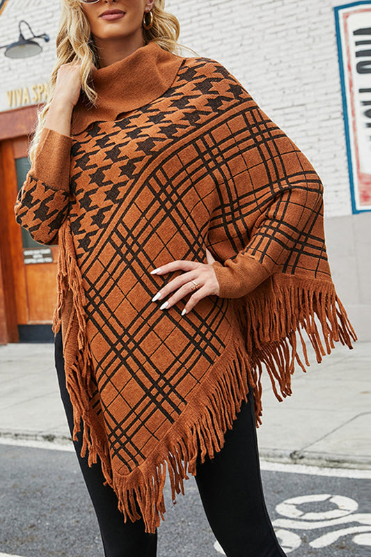 Dam Scarf Fransar Polyester Lätt och Mjuk Accessoar-1