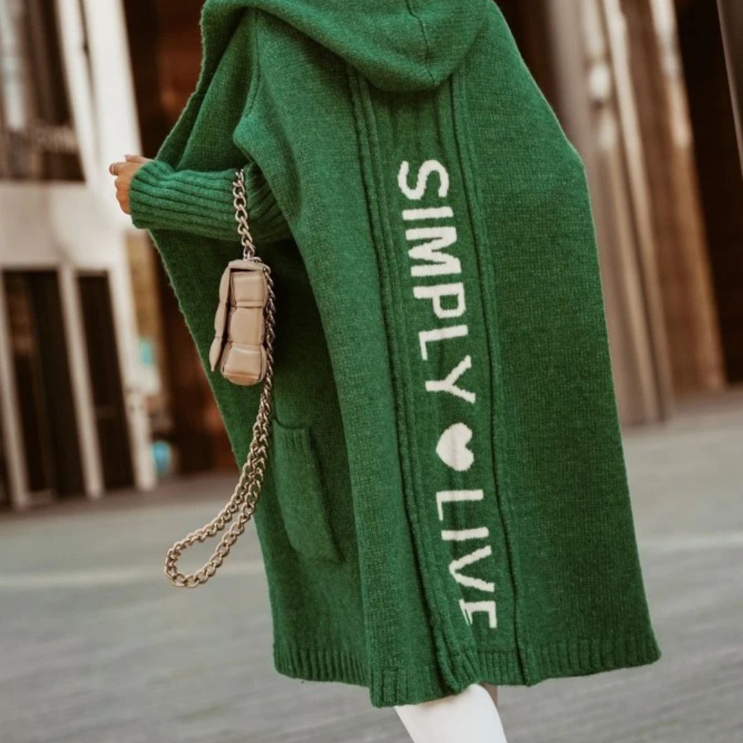 Variant image for Dam Lång Kofta Avslappnad Stil Mjuk Material-36