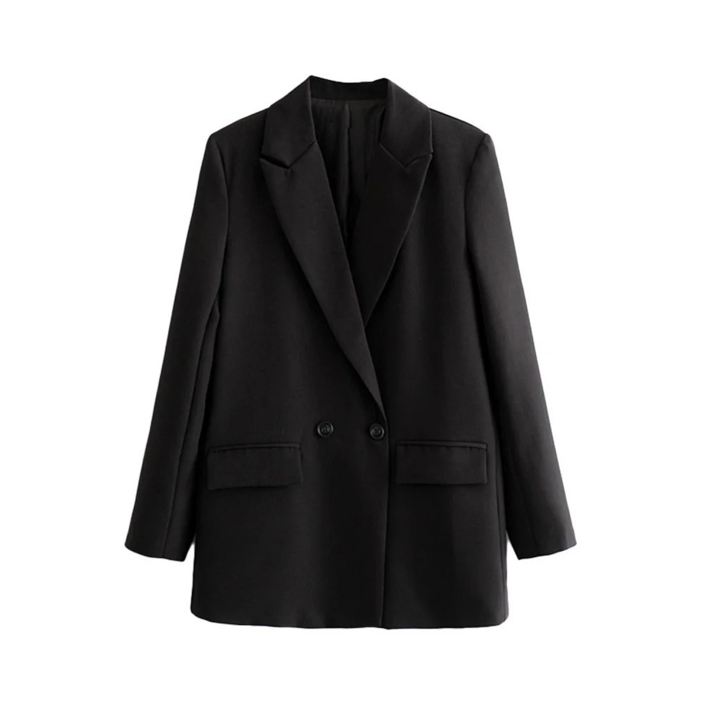 Variant image for Dam Blazer Två-Radig Vintage Stil Polyester Smal Silhuett-34