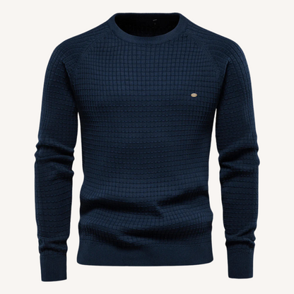 Variant image for Herrpullover Slim Fit Tidlös Premium Bomull-16