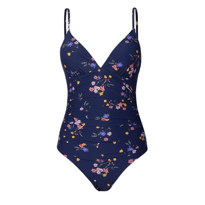 Variant image for Baddräkt Dam Monokini Ribbat Polyester med Djup V-ringning-19