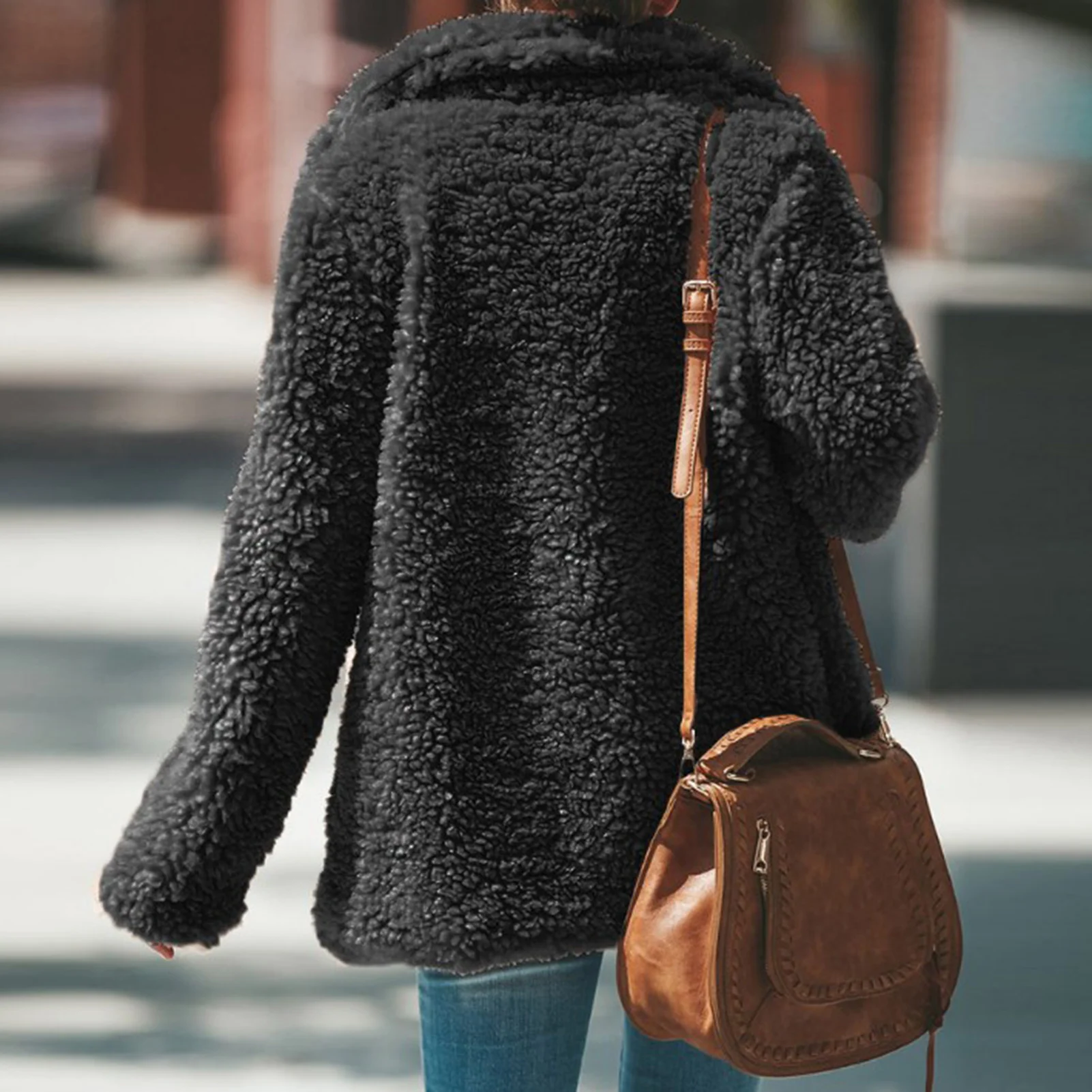 Dam Vinterkläder Elegant 100% Polyester-5