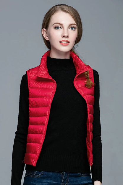 Variant image for Kvinnors Halvjacka Ärmlös Lättvikts Polyester-15
