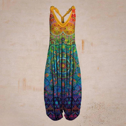 Variant image for Dam Jumpsuit Luftig Design Andningsbart Material-89