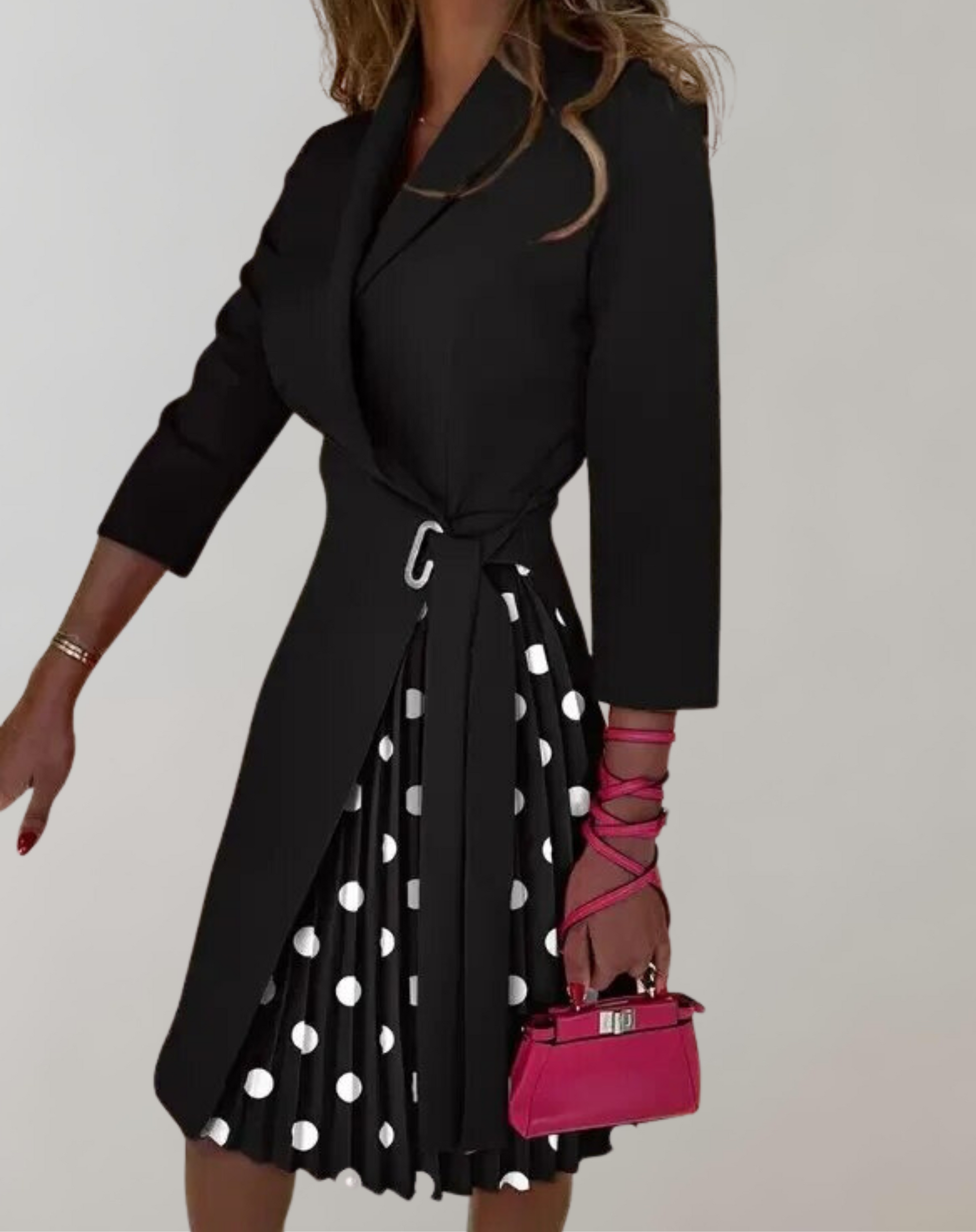 Variant image for Fina Dam Klänningar A-linjeformad Med Unikt Tryck Högkvalitativt Tyg-16