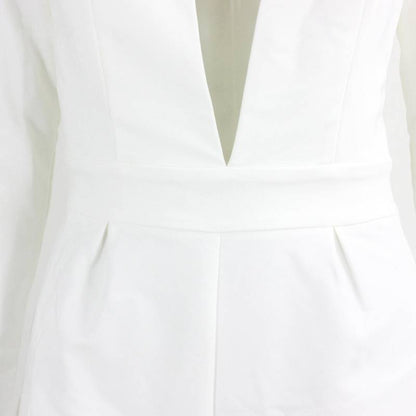 Dam Overall Hög Midja Polyester för Sommarens Alla Tillfällen-3