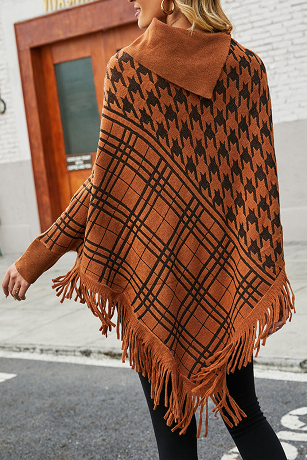 Dam Scarf Fransar Polyester Lätt och Mjuk Accessoar-4