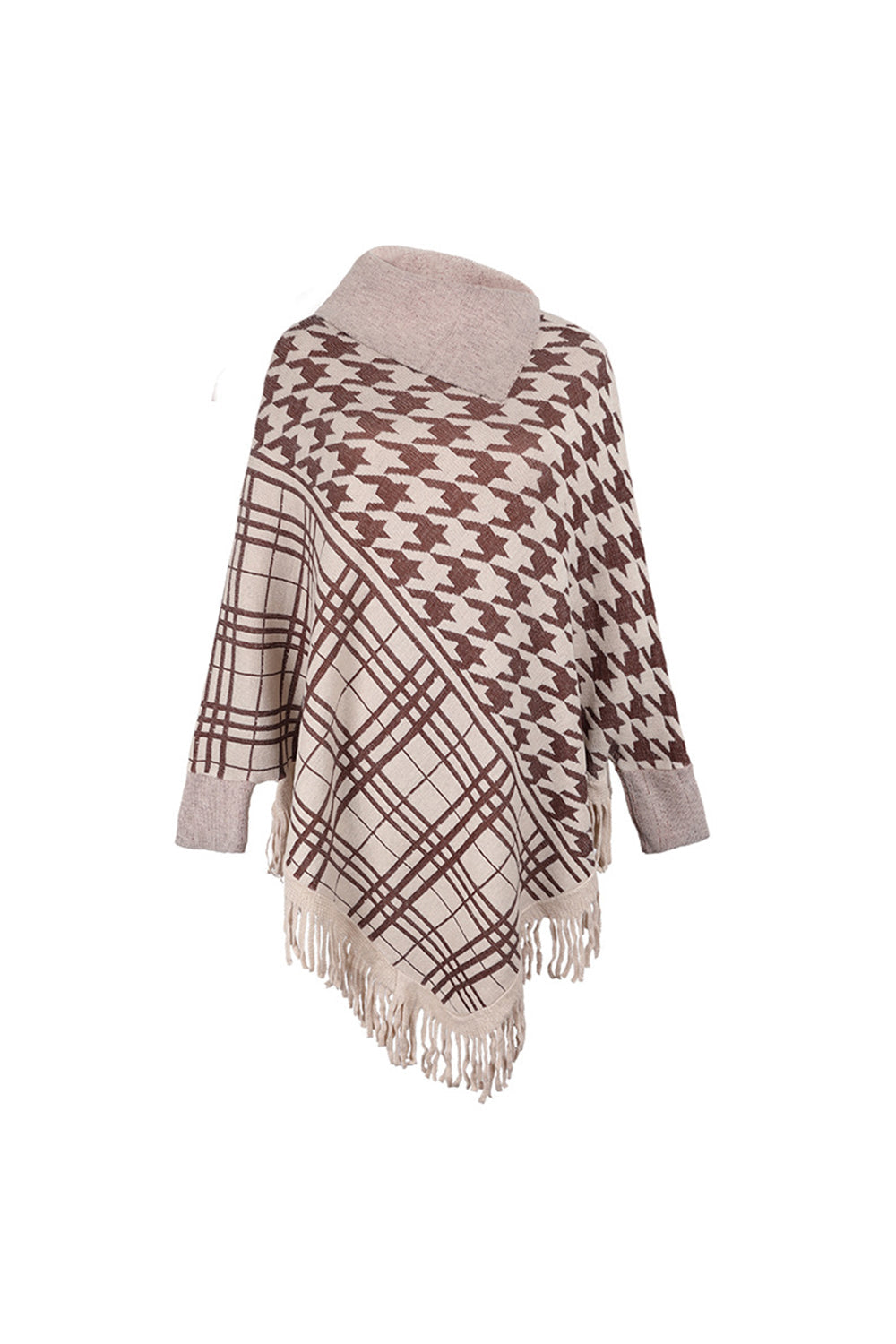 Dam Scarf Fransar Polyester Lätt och Mjuk Accessoar-6