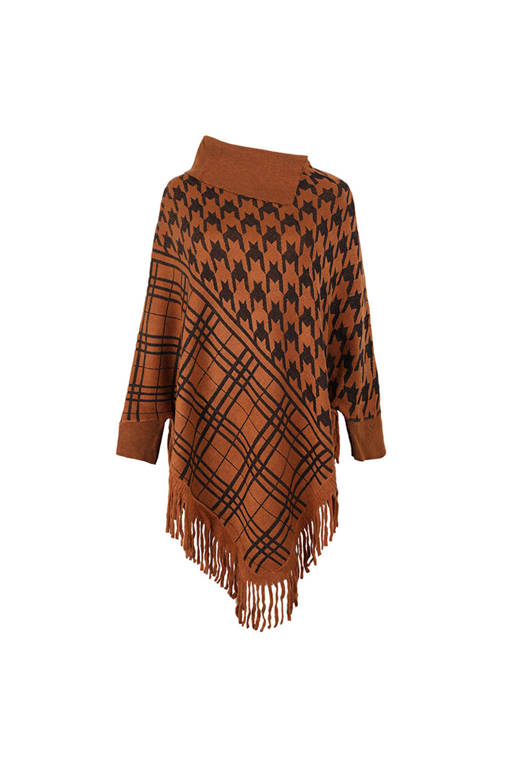 Dam Scarf Fransar Polyester Lätt och Mjuk Accessoar-5