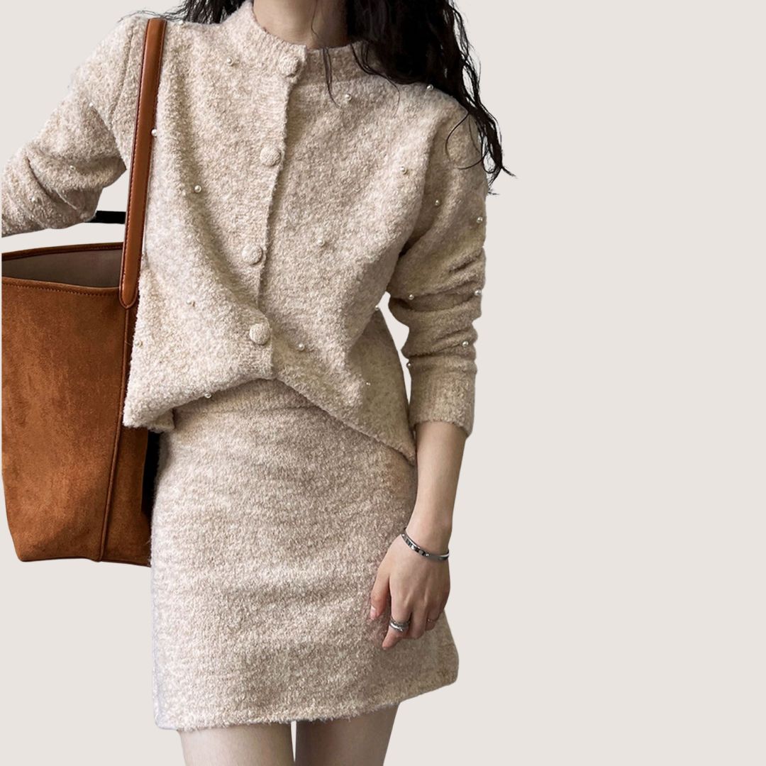 Variant image for Dam Kofta Pärldetaljer Mjuk Akryl-1