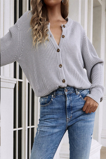 Variant image for Dam Kortärmad Kardigan Polyester Rundhalsad-2