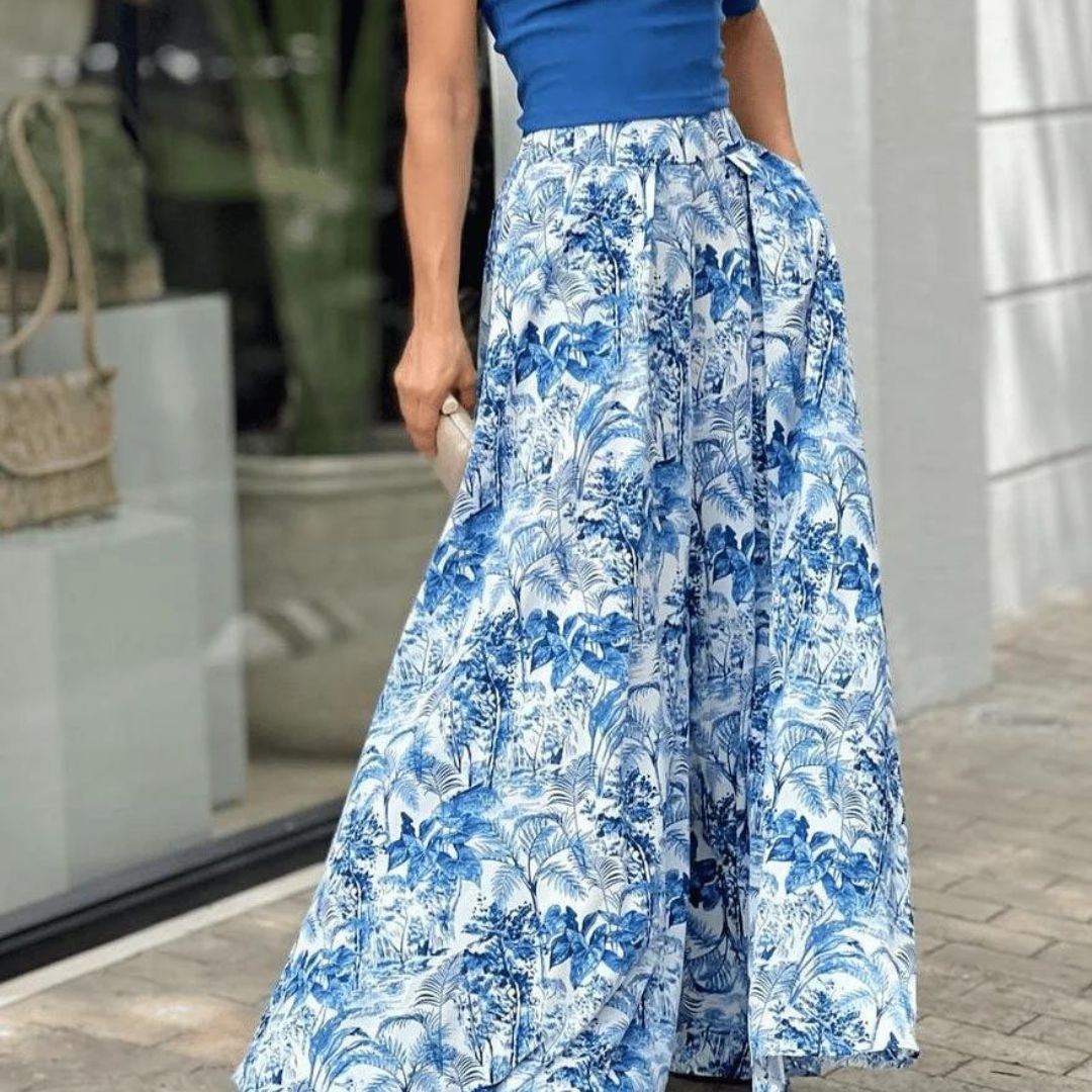 Dam Byxor Axel Design Puffiga Ärmar Polyester-3