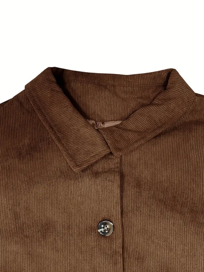 Damjacka Enkel Design Mjuk Tyg för Dam - Tidlös och Komfortabel Jacka-3