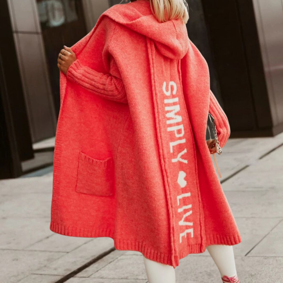 Variant image for Dam Lång Kofta Avslappnad Stil Mjuk Material-41