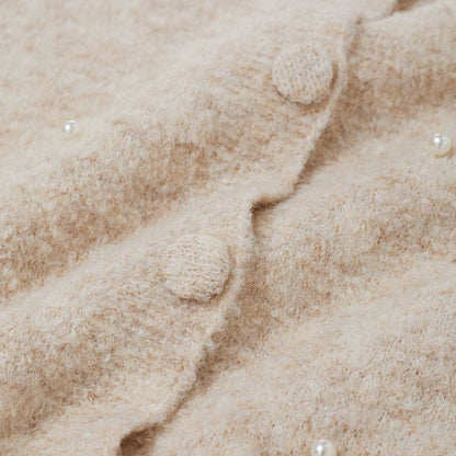 Dam Kofta Pärldetaljer Mjuk Akryl-6