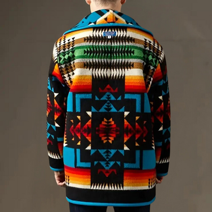 Herren Hoodie Trendig Slim Fit Bomullsblandning-3