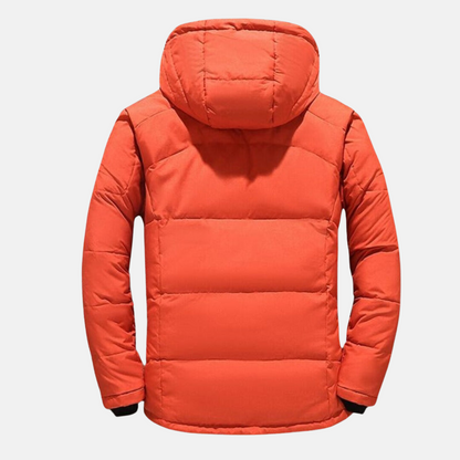 Herr Vinterjacka Vattenavvisande och Vindtät Polyester med Utmärkt Isolering-2