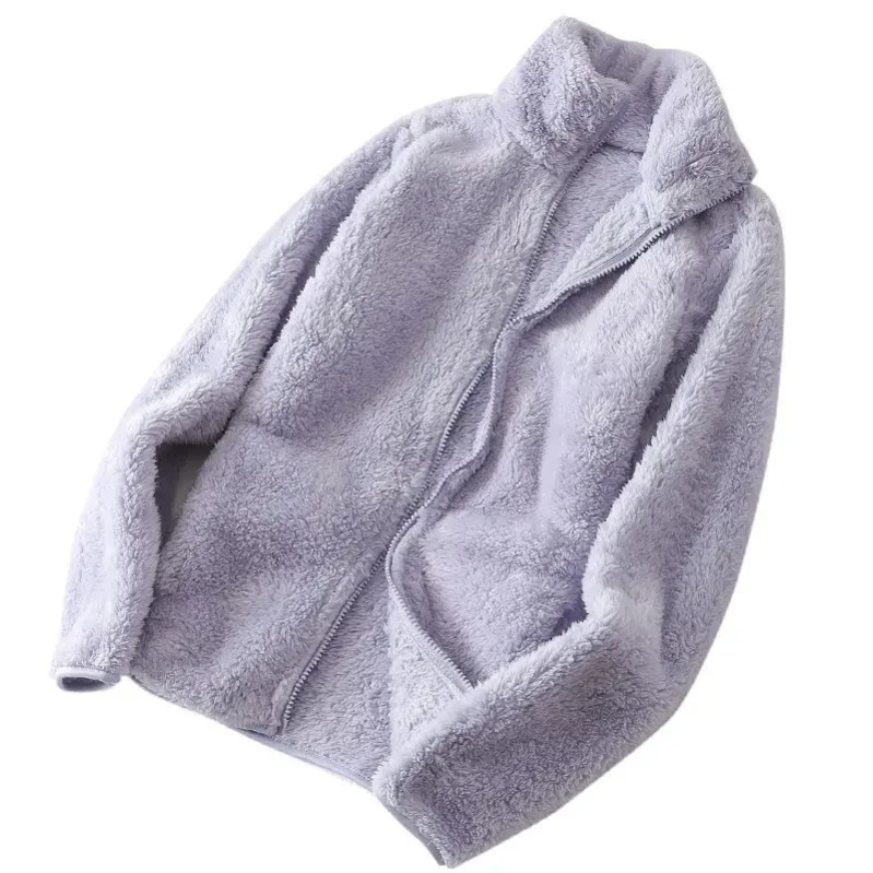 Fleecejacka Dam Fluffig Design med Dragkedja i Polyester 8