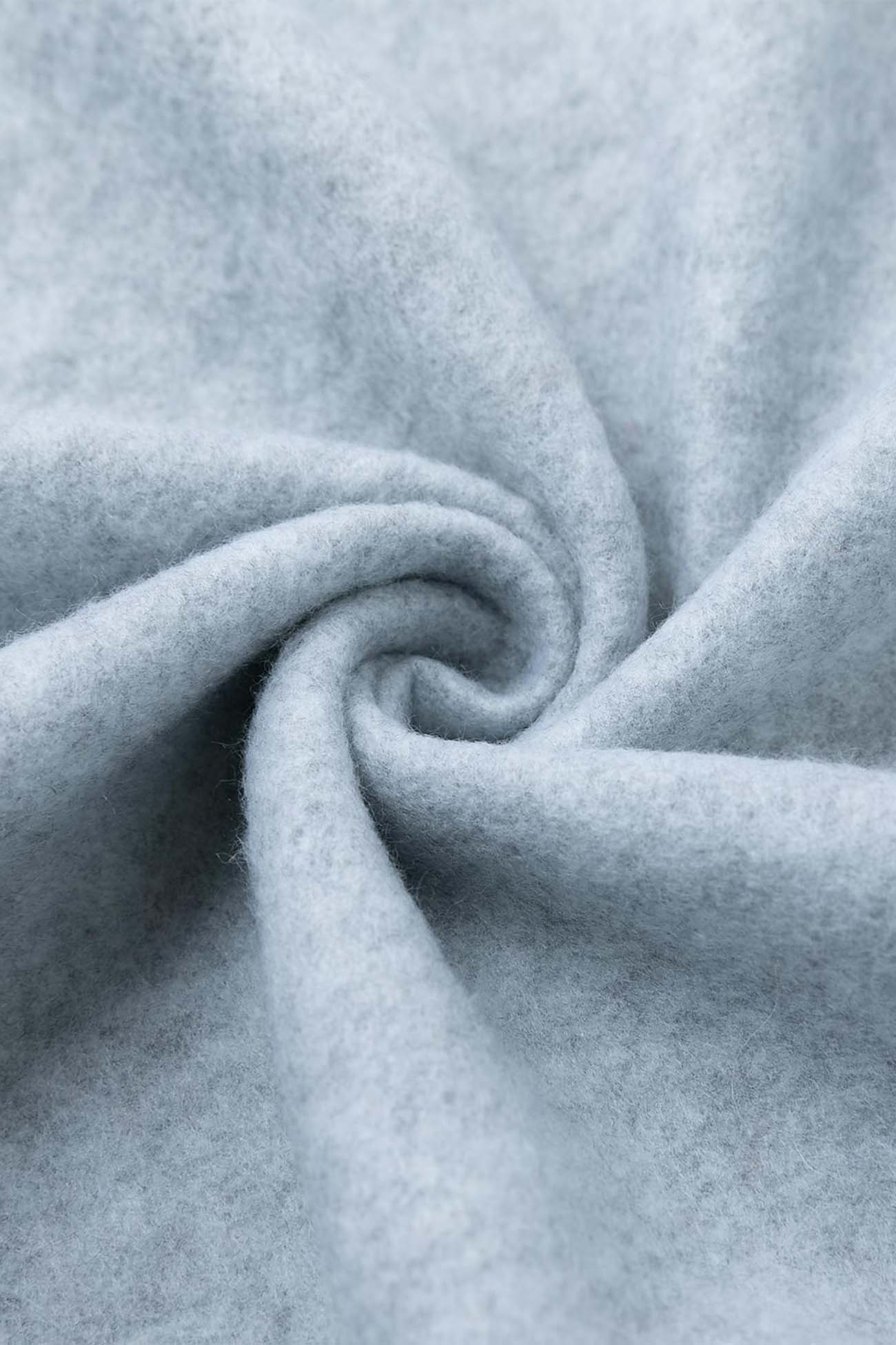 Variant image for Lång Vinterrock Dam Elegant Polyester Ullblandning-8