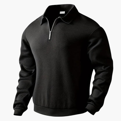 Variant image for Herr Zip-up Tröja Geometrisk Design Polyester Avslappnad Passform-13