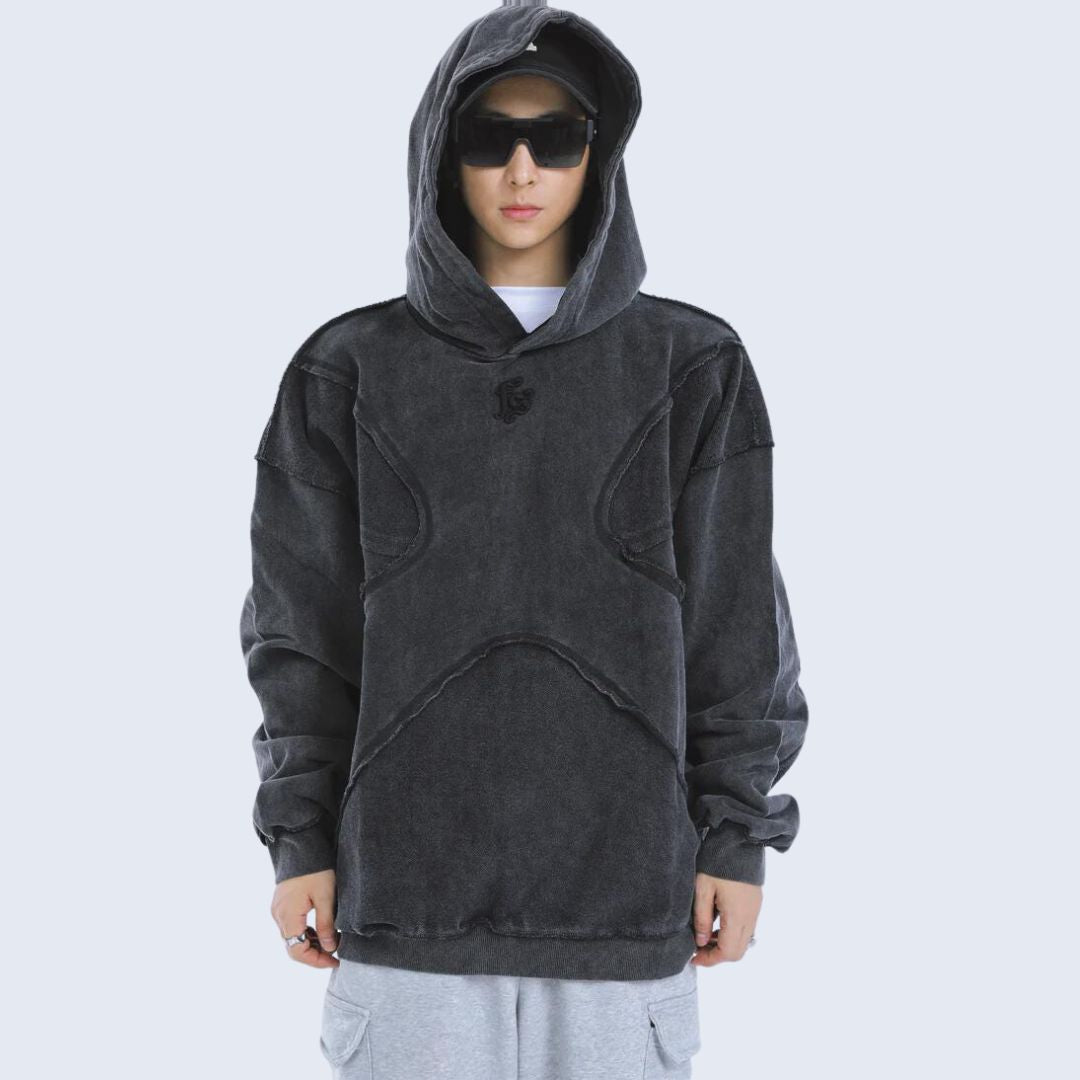 Dam Hoodie Minimalistisk Design 100% Bomull-3