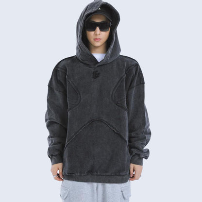 Dam Hoodie Minimalistisk Design 100% Bomull-3