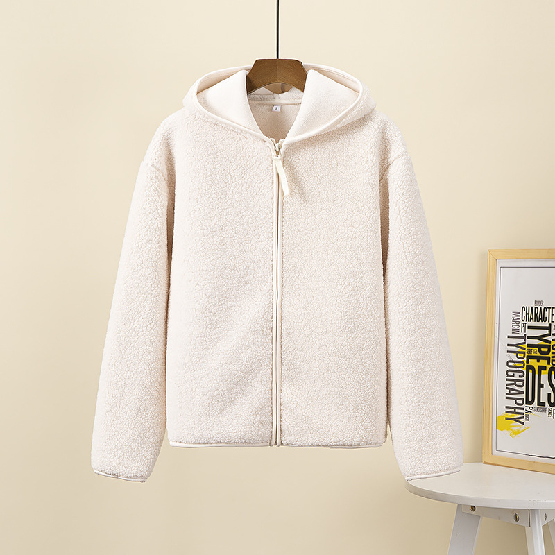 Fleeceväst Dam med Huva och Blixtlås i Mjuk Sherpa Fleece – Perfekt för Kalla Dagar 10