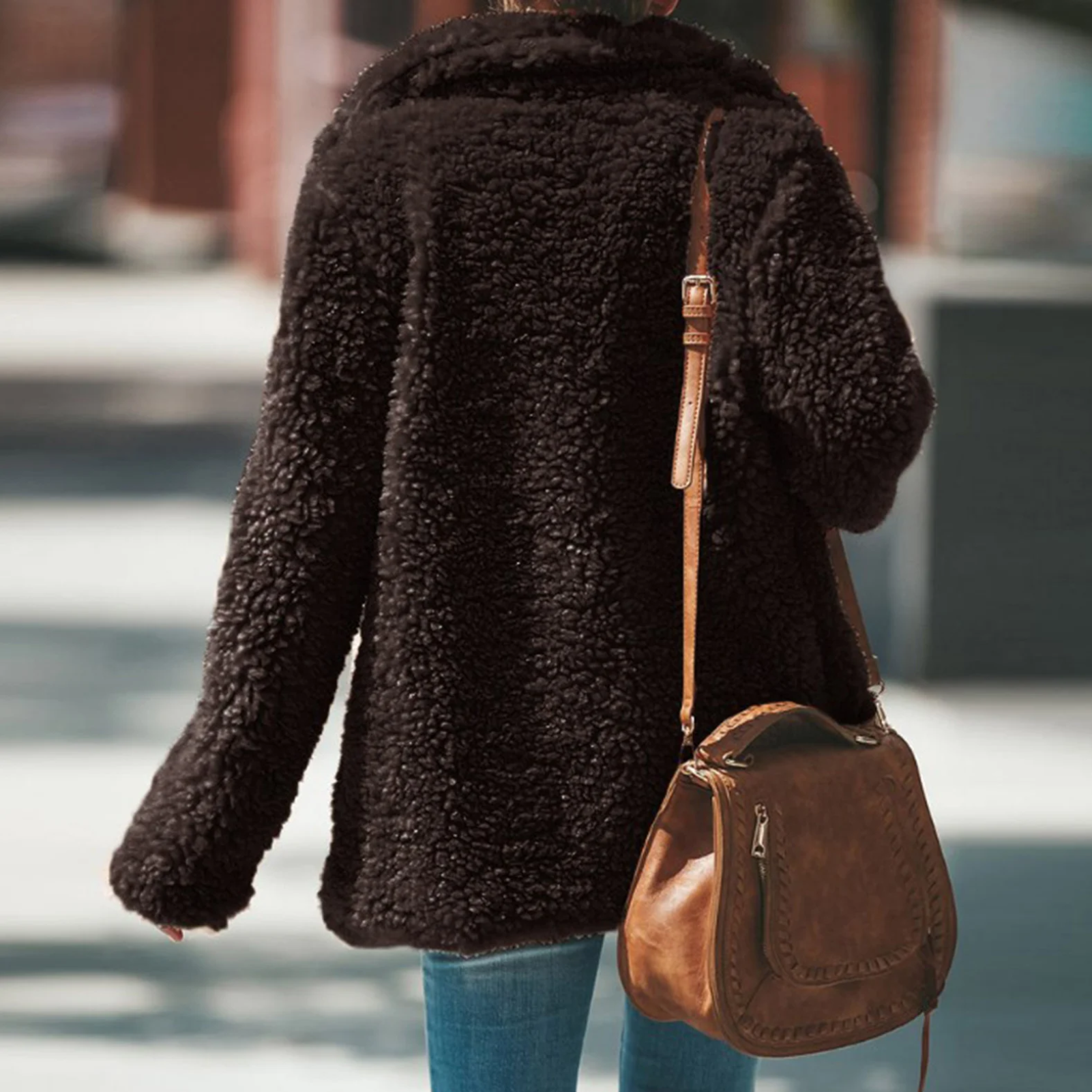 Dam Vinterkläder Elegant 100% Polyester-6