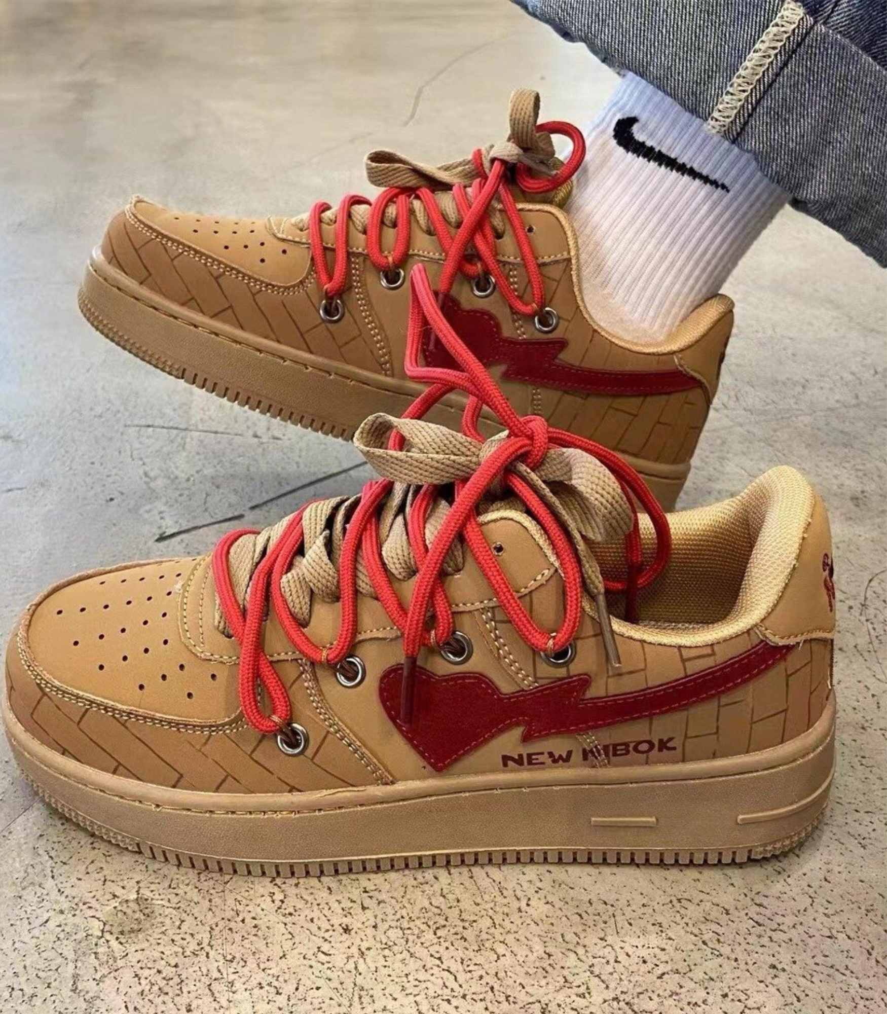 Variant image for Kvinnors Snörskor Graffiti Design Urban Syntetmaterial-36