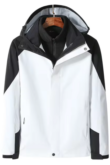 Variant image for Unisex Vattentät Jacka 2-i-1 Design för Utomhusaktiviteter Vindtät Andningsbart Material-61