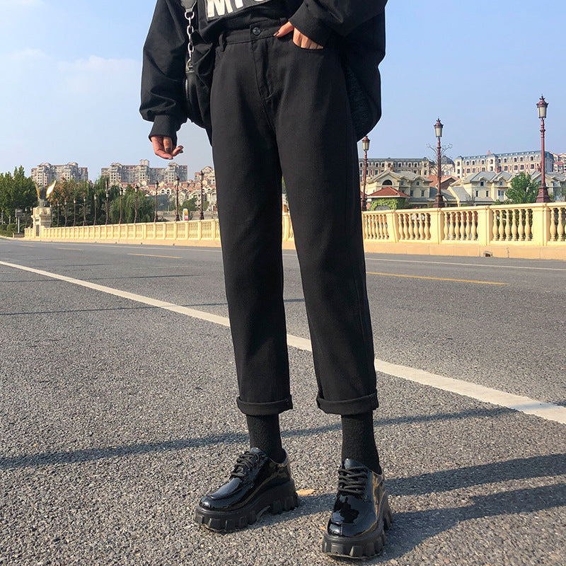 Kvinnors Byxor Mellan Modern Passform Polyester 2