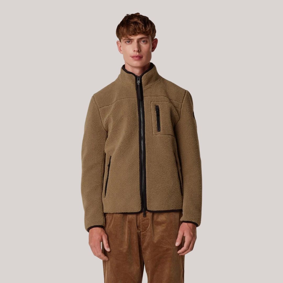 Variant image for Damjacka Fleece Halvhög Krage Mjuk och Varm Jacka för Kalla Vinterdagar-1